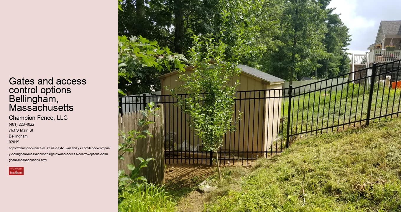 Gates and access control options Bellingham, Massachusetts